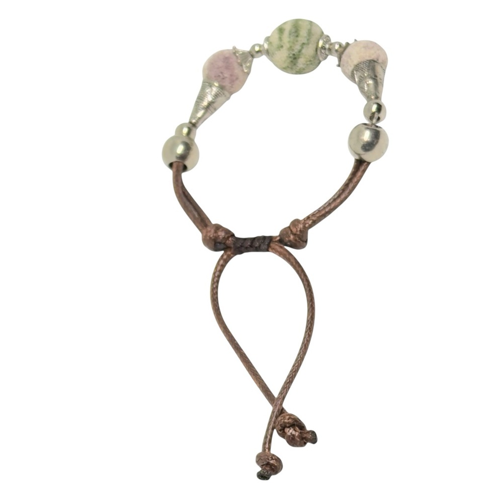 UNBRANDED Natural LAVA BEAD Adjustable Essential Oil BRACELET
